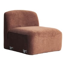 Cami Chenille Armless Lounge Chair